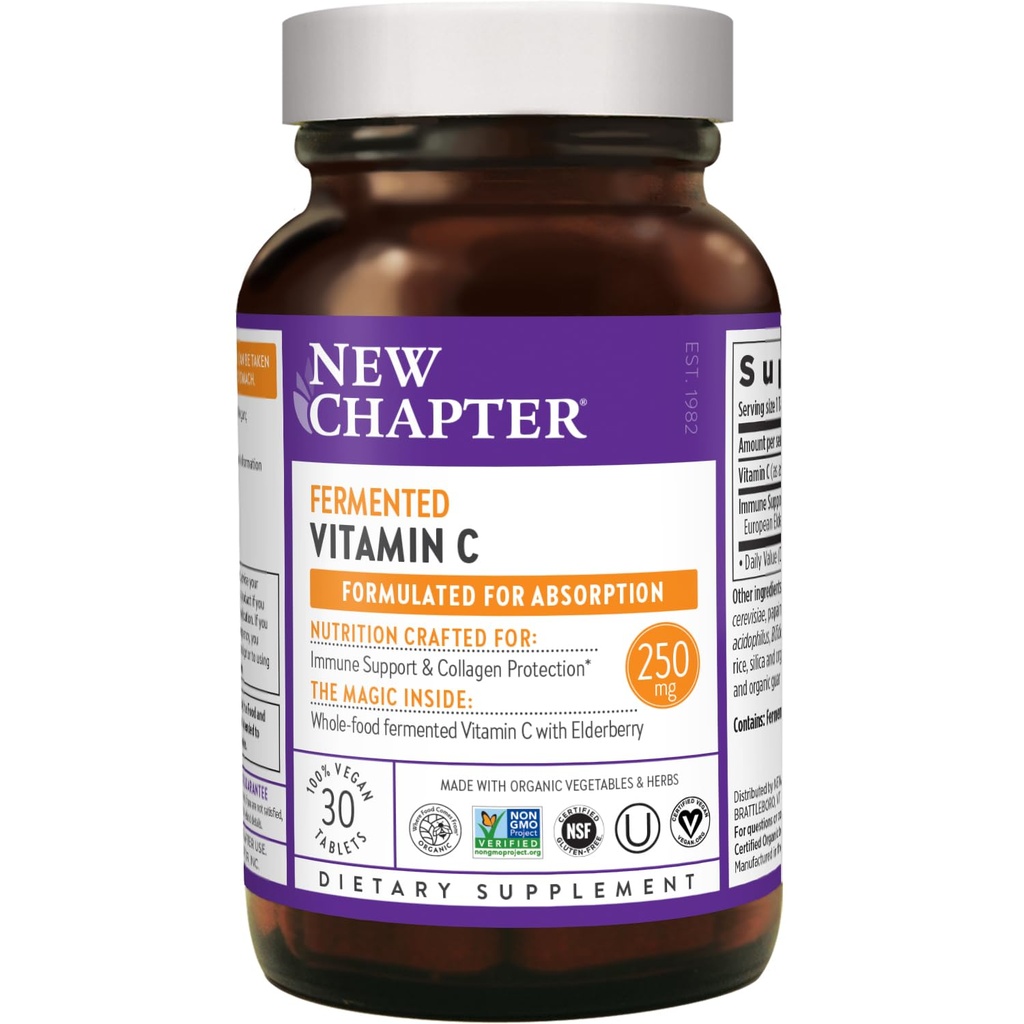 Nieuw hoofdstuk Gefermenteerde vitamine c, 30 Tel.