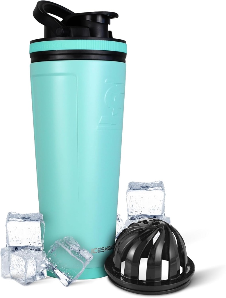 Ice Shaker Geïsoleerde Roestvrij stalen Shaker Bottle 