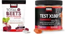 Force Factor Total Beets Blood Pressure Support 60 Kauwen + Test X180 Gummies Testosteron Booster voor mannen 60 Gummies