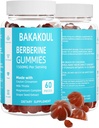 Berberine met Ceylon Cinnamon Gummies, Sugar-Free Berberine 1500 mg en Ceylon Cinnamon 500 mg, High Potency Berberine Gummies met Magnesium Complex en Milk Thistle, 60 Gummies