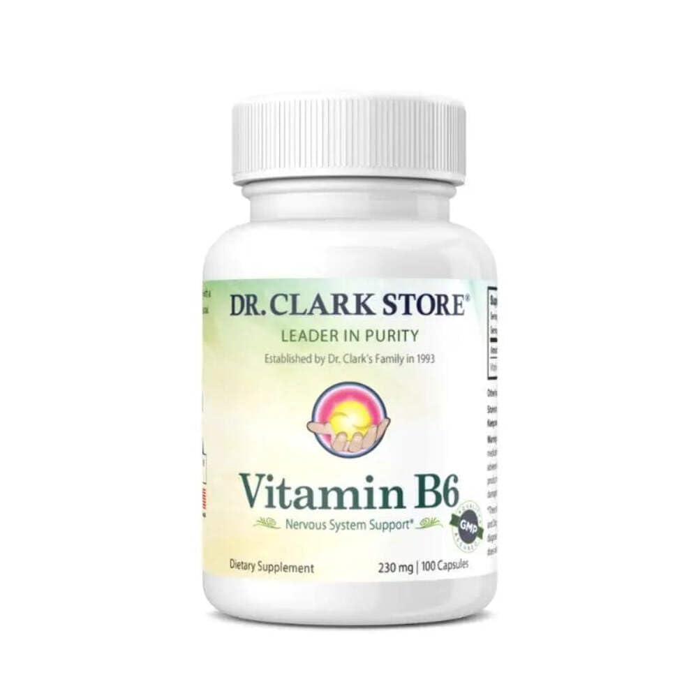 Dr. Clark Vitamine B6 Supplement, 230mg, 100 Capsules