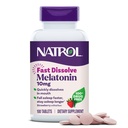 Natrol Melatonine 10mg Fast Solution Tablets - Aardbei Smaak, 100 Tellen, Slaap Ondersteuning, Fast Solution Melatonine voor Volwassenen, 100-Day Supply