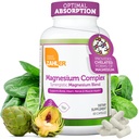 Zahler Magnesium Complex Supplement - Multi Magnesium Supplement Blend with Magnesium Glycinate, Malate, Aspartate, Taurinate and Oxide Plus Vitamine B6 - Bot Nerve Heart & Muscle Health (60 capsules)