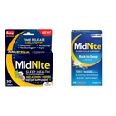 MidNite tijd Release 6mg Melatonine 30 tabletten & Terug naar slaap 1,5mg Melatonine 30 Cherry Gearomatiseerde kauwtabletten Slaaphulp bundel