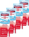 Mucinex neus decongestant Spray, Sinus-Max ernstige neuscongestie Relief Clear & Cool neusspray, duurt 12 uur, snelle acting, koeling Menthol smaak, verpakking mei Vary, 0,75 Fl Oz (verpakking van 4)