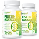 Fisetin 1200mg Liposomal Fisetin Supplementen 98% Pure Fisetin Polyfenolen Antioxidanten Immunity Health Aging Cognitive Support Non-GMO 120 Capsules