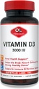 Olympian Labs Vitamine D3 3000 Iu 100 capsules ondersteunen sterke botten
