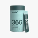 AFLEVERING6 360 Greens Powder with 80+ Superfoods, Ayurvedische Kruiden, Vitaminen, Mineralen, Probiotica & Botanicals 