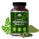SAPTAMVEDA Natural Moringa Tablets, Drumstick Leaf Tablets (120 Tablets) - 500mg Elke 