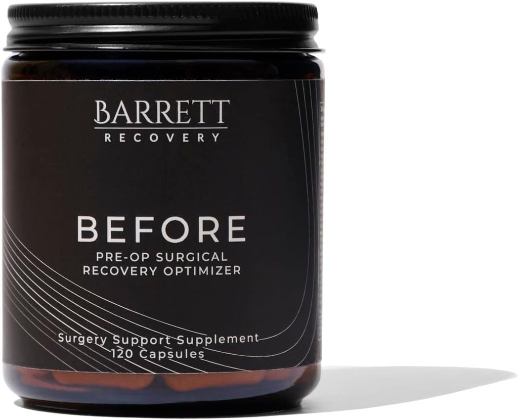 Voordat Pre-Surgery Voorbereiding Supplement: Pre-op Ondersteuning voor Herstel. Vitaminen voor borstchirurgie, mama make-over, liposuctie, Tummy Tuck, C-sectie, Algemene chirurgie, Plastische chirurgie, BBL