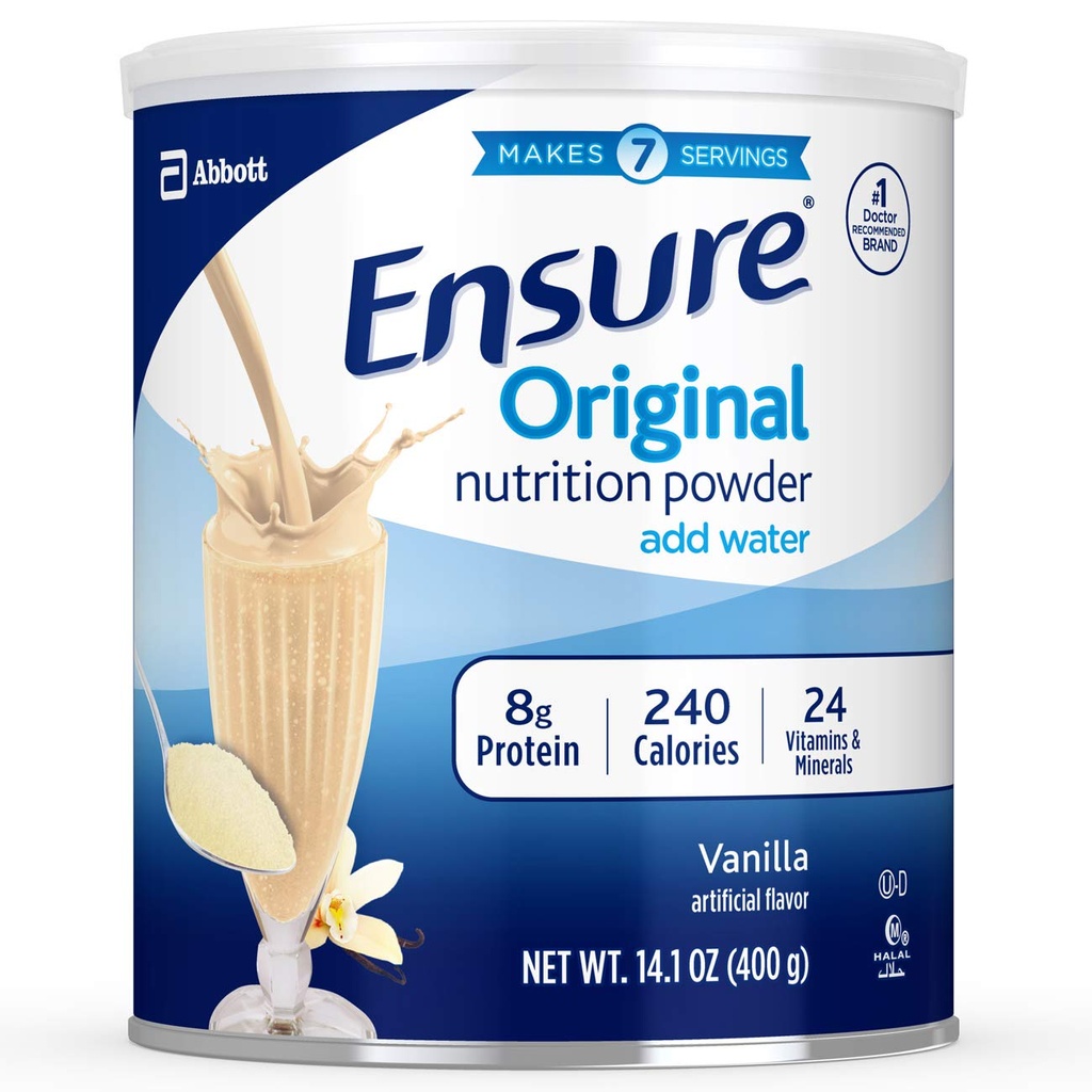 Zorg voor originele voeding poeder, Vanille 14 Ounces (waarde verpakking van 4)