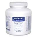 Pure Encapsulaties Niacitol 650 mg Hypoallergeen No-Flush Niacin ter ondersteuning van spijsvertering, hormoonsynthese en weefselvorming 180 capsules