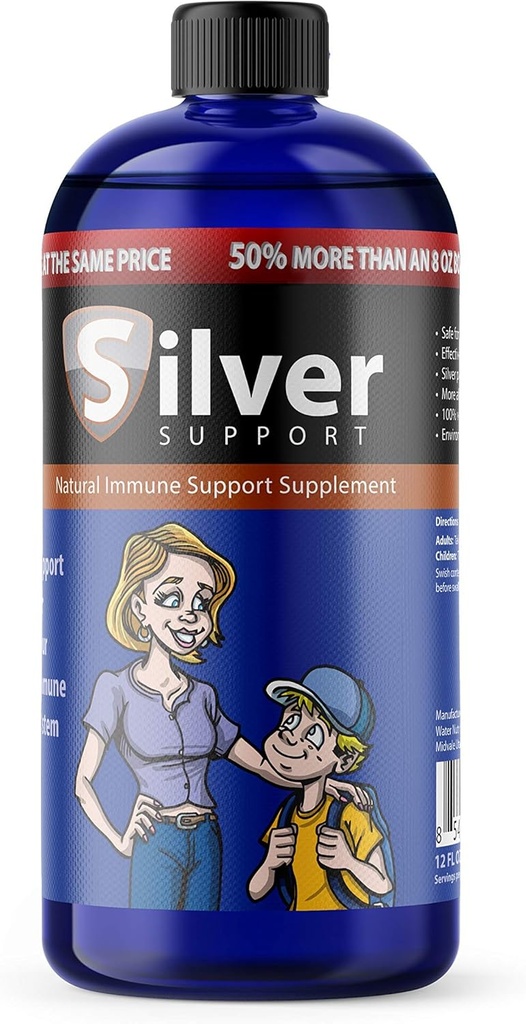 Purified Ionic Silver Technology Liquid Immune Booster voor kinderen, huisdieren en volwassenen verbetert wellness