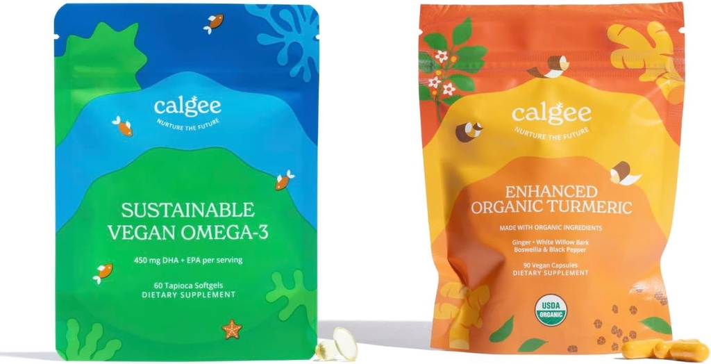 Vegan Omega-3 & USDA Biologische Kurkuma