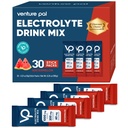Venture Pal Hoge Natrium Suiker Vrij Electrolytes Poeder Pakket - Hydratatie Pakjes met Vitamine, Natrium en Kalium . . Zero Calorieën . . Vegan, Keto & Paleo Vriendelijke Electrolyte Drink Mix - 30 Sticks