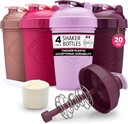 GOMOYO [4-Pack] 20-once Shaker Bottle 