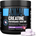 Animal Omega Omega 3 & 6 Supplement met Creatine Kauwtabletten Verbeterd met AstraGin 30 Day Pack