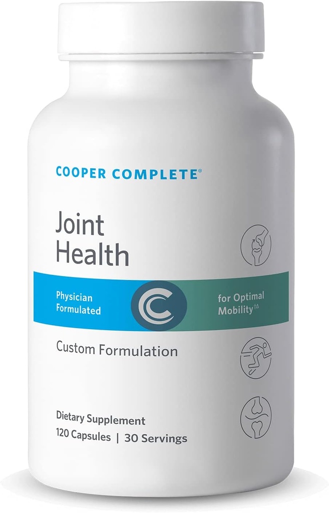 Cooper Complete - Joint Health Supplement - Glucosamine, Chondroitin, Gelatin, Bromelain - 30 Servings per Bottle. Pack of 3