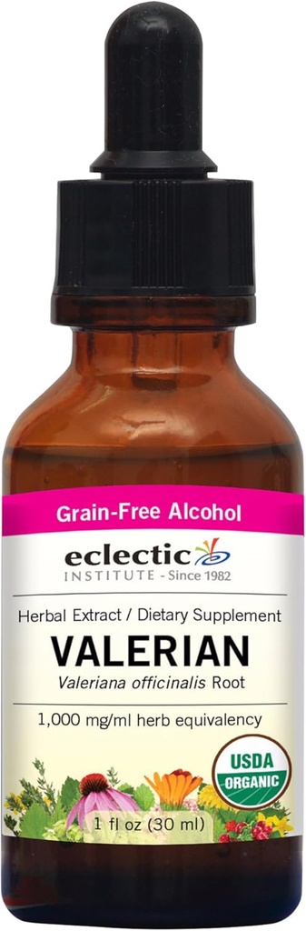 Eclectisch Instituut Valeriaan (Officinalis) O, Roze, 1 Fluid Ounce