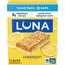 LUNA Bar - LemonZest smaak - Glutenvrije snackrepen - non-GMO - proteïnerepen - made with Organic Haver - Value Pack (12 Pack)