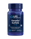 Life Extension Vanadylsulfaat, Trace Mineral, Vanadium, Gezond glycemische balans, Gezond metabolisme, Hormone functie, Glutenvrije, Non-GMO, Vegetarische tabletten 100 tabletten