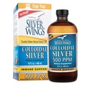 Natural Path Silver Wings Collective Silver 500ppm (2500mcg) Immune Support Supplement 16 fl. oz.