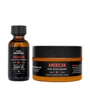 Live Bearded Beard Oil and Butter Grooming Kit - Made in the USA - All-Natural Ingredients with Shea, Argan, Jojoba - Growth Support - Cedar, Vetiver, Bergamot