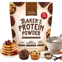 Baker's Proteïnepoeder Pure Natuurlijke Proteïne Blend, Wei Isolaat, Wei Concentraat, Caseïne, Glutenvrij, Geen zoetstoffen, Unflavored, 17,1 oz, voor het bakken van hoge proteïne Low Calorie Snacks