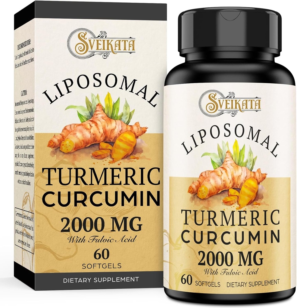 Liposomaal Kurkuma Curcumine supplement