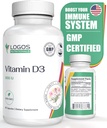 Vitamine D3 Supplement - Vitamine D-5000 IE - Ondersteuning gezonde botten, tanden, spieren, cardiovasculaire en immuunfunctie - zuivelvrije, sojavrije - 60 capsules