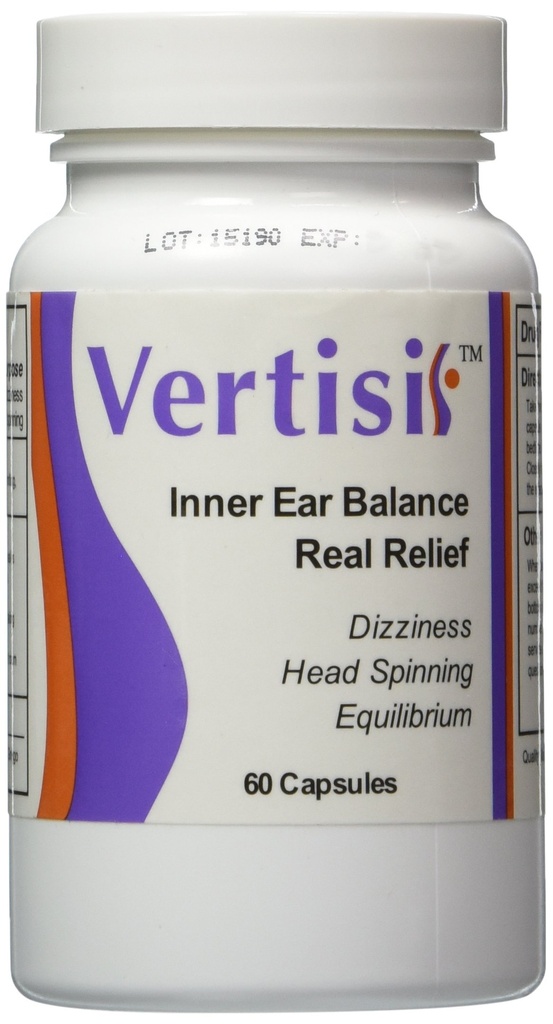 Eradicate Vertigo met Vertisil Gegarandeerd! (enkele fles) 60 capsules; Elimineer Vertigo Snel. Geen schadelijke bijwerkingen