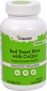 Vitacost Red Gist Rice 1200 mg met CoQ10 - Uitgebreide afgifte - 60 tabletten