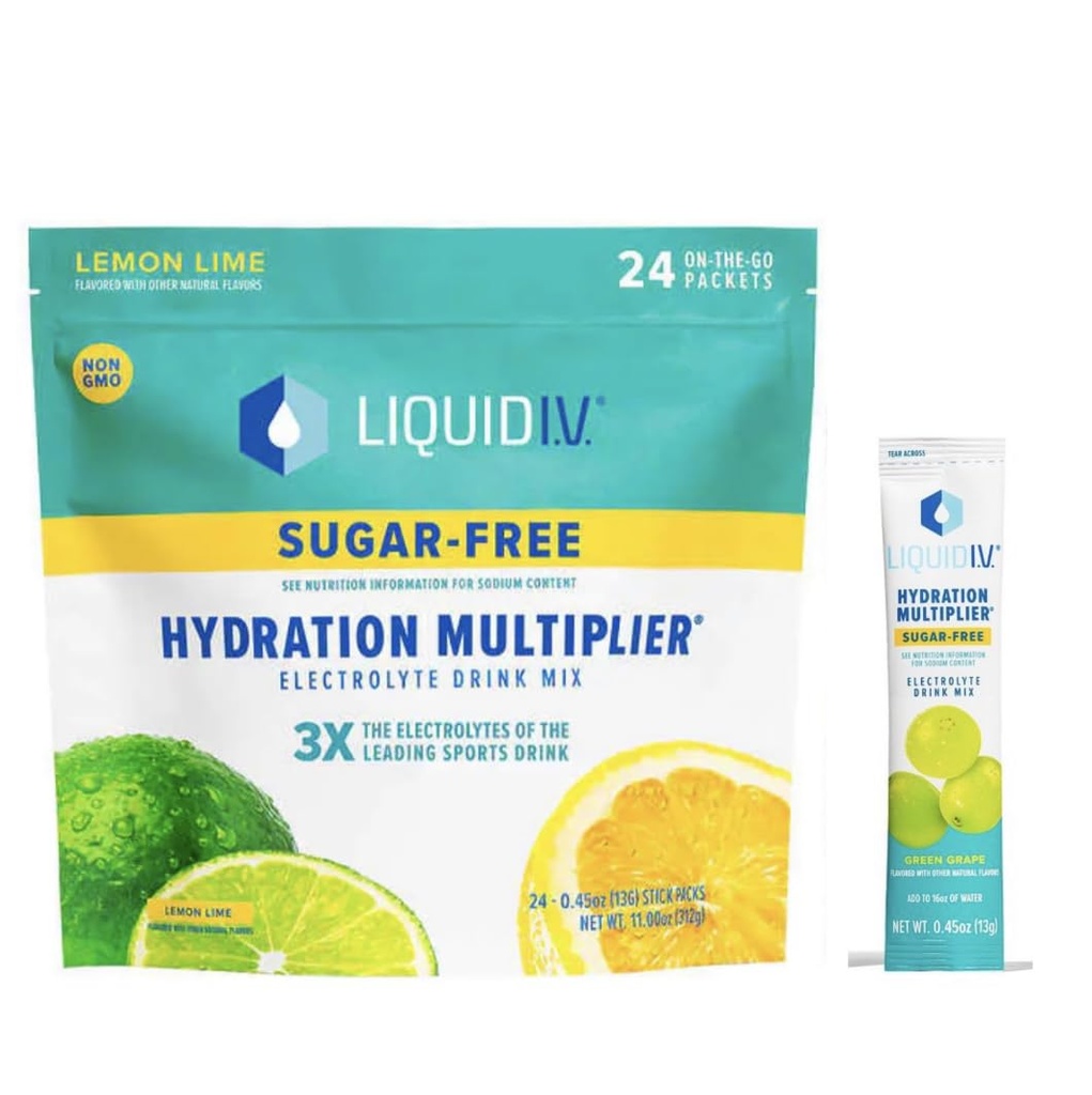 Vloeistof I.V. Suikervrije Hydration Multiplier - Lemon Lime 