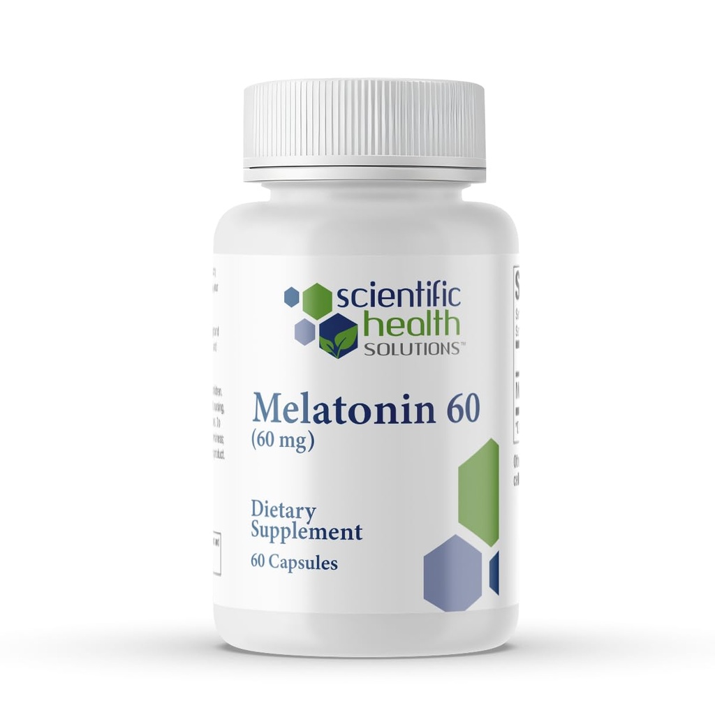 Melatonine 60 mg Hoge dosering Melatonine in makkelijk doorslikkende capsules