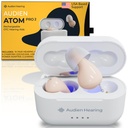 Audien Hearing ATOM PRO 2 Draadloos oplaadbare OTC-hoortoestellen, Premium Comfort Design en bijna onzichtbaar