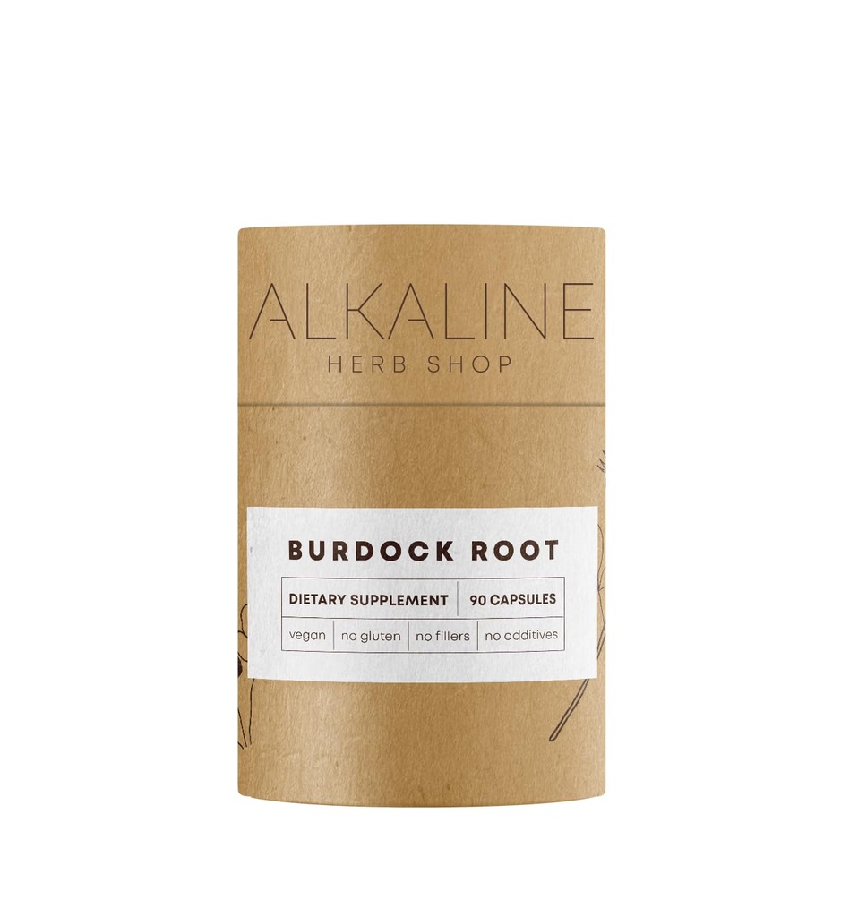 Alkaline Herb Shop Burdock Root Supplement 90 Capsules