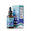 L-Arginine L-Citrulline Drops Liquid, L-Arginine voor mannen met boron en zink, hoge absorptie L-Arginine L-Citrulline Supplementen, Sublingual Liquid L-Arginine 1000 mg,Veganist, Non GMO, 60ml