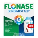 Flonase sensimist Allergie Relief Nasal Spray voor niet-Drowsy, 24-uurs Multi-Symptoom Allergie Relief 120 Sprays (pakket van 2)