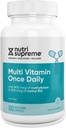 Nutri Supreme Multivitamine voor mannen en vrouwen met meer dan 20 vitamines en mineralen, Dagelijks voedingssupplement voor Immune Support, Kosher, Vegetarische, 60 dagen levering