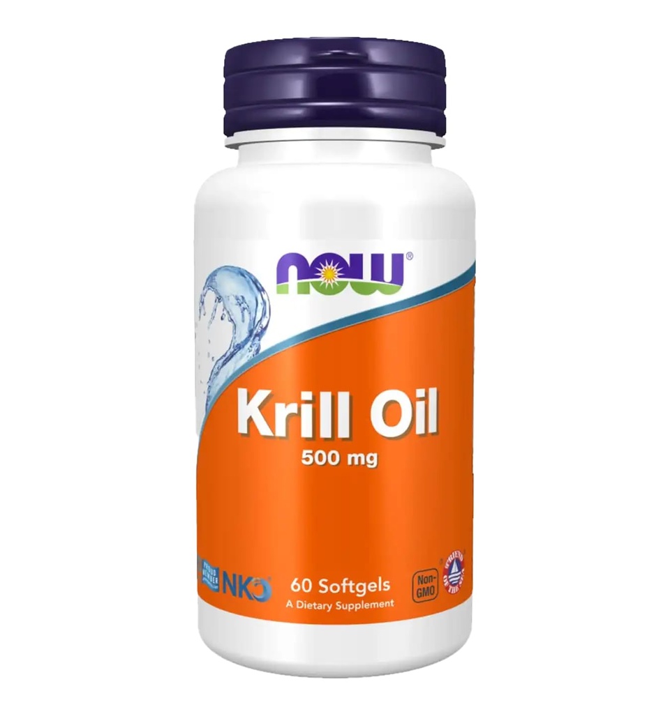 NOW Foods Supplements, Neptune Krill Oil 500 mg, Fosfolipide-Bound Omega-3, Cardiovasculaire ondersteuning*, 60 Softgels
