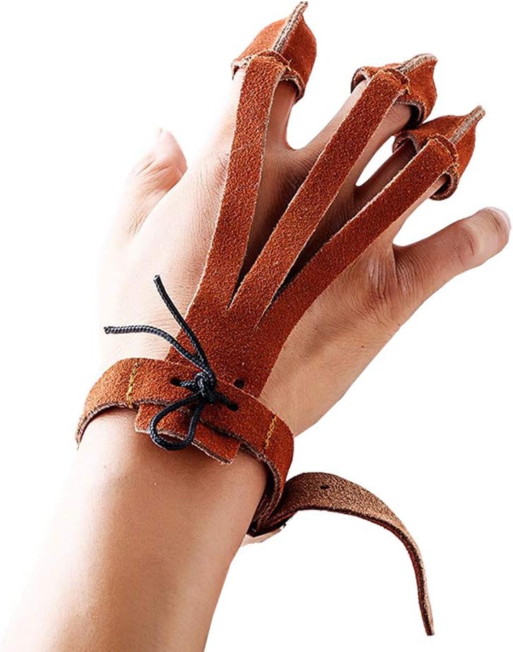 3 Vinger ontwerp boogschieten schieten beschermen handschoenen