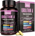 Urolithin A Supplement, 9-in-1 Complex met Urolithin-A, Trans-Resveratrol, CoQ10, en 6 Essentiële Anti-Aging Nutriënten, Ondersteunt Anti-Aging, Cellular Repair, Energy & Focus 