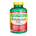 Ikj Kalium Caplets Dieet Supplement Waarde grootte, 99 Mg, 500 Tellen