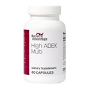 Bariatric Advantage High ADEK Multi - for Bariatric Surgery Patients - Multivitamin with Vitamins A, D, E, K & Trace Minerals - 100%+ DV of ADEK - 60 Capsules
