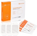 EalionMed Transparant Dressing, Wond Bandage, Kleef Patch, 4' x 4,75', 50 Pack, Clear, Ademend, Comfortabel, Doucheschild, Tattoo Bandage