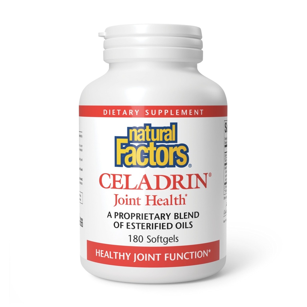 Natuurlijke factoren, Celadrin Joint Health, bevordert flexibiliteit, mobiliteit en gezamenlijke functie, 180 Softgels