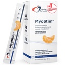 Designs for Health MyoStim - HMB + Collagen Peptides Powder with L-Leucine + Creatine to Support Healthy Aging - May Help Attenuate Age-Related Muscle Loss - Clementine-Flavored Drink (14 Stick Packs)
