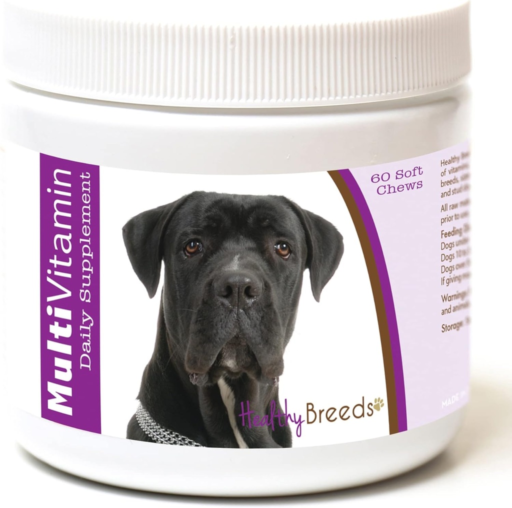Gezond Ras Cane Corso Multi-Vitamine Zachte Kauwen 60 Tellen