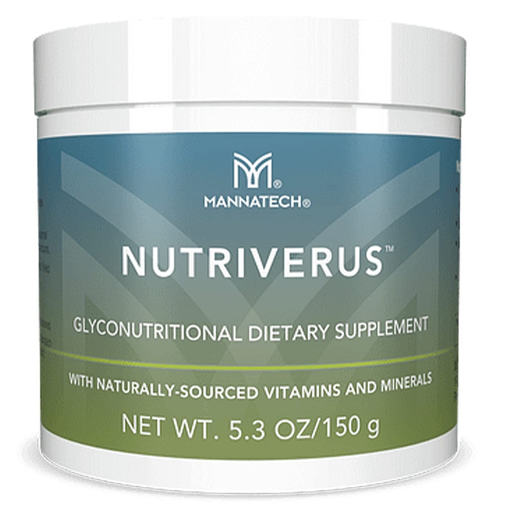 NutriVerus Glyconutritioneel supplement, 5.3oz/150g met natuurlijk verkregen vitamine A, vitamine C, vitamine B complex en vitamine D. Rijk aan antioxidanten Supplement en bevordert Immuun Ondersteuning Supplement