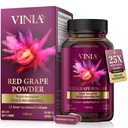 VINIA 12-Hour Long-Lasting Piceid Resveratrol Supplement. Nitrikoxide Booster. Ondersteunt Heart Health, Blood Flow, Boost Oxygen Superfood Powder, Keto Friendly. Veganistisch & niet-GMO.